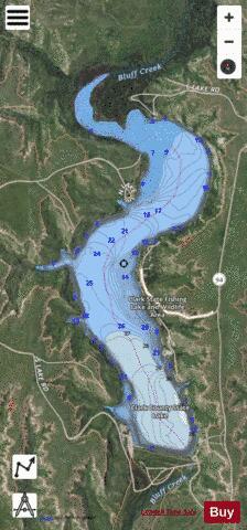 Clark Co. SFL, Clark depth contour Map - i-Boating App - Satellite