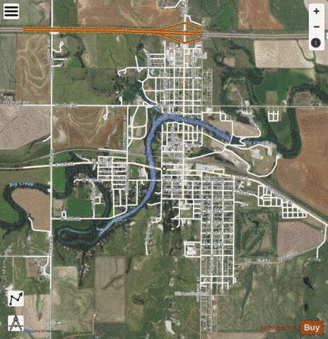 Ellis City Lake, Ellis depth contour Map - i-Boating App - Satellite