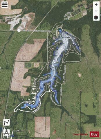 Lake Crawford State Park #2, Crawford depth contour Map - i-Boating App - Satellite
