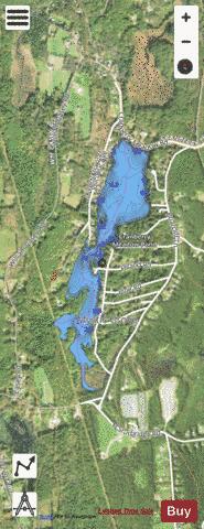 Cranberry Meadow Pond depth contour Map - i-Boating App - Satellite