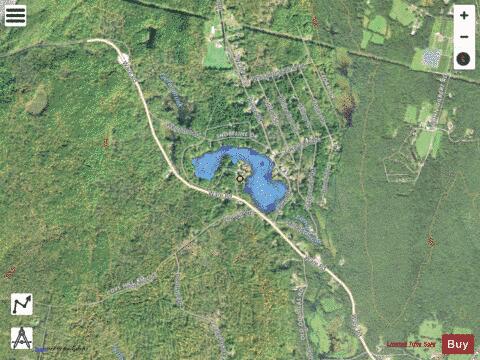 Brookhaven Lake depth contour Map - i-Boating App - Satellite