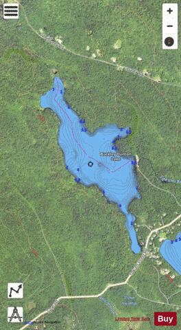 Buckley Dunton Lake depth contour Map - i-Boating App - Satellite