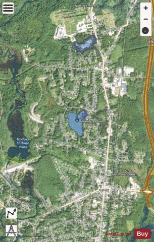 McKinstry Pond depth contour Map - i-Boating App - Satellite