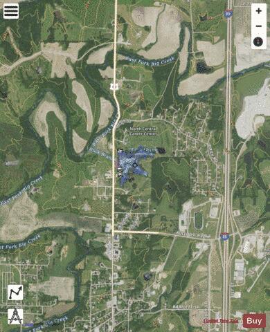 Bethany Old City Lake depth contour Map - i-Boating App - Satellite