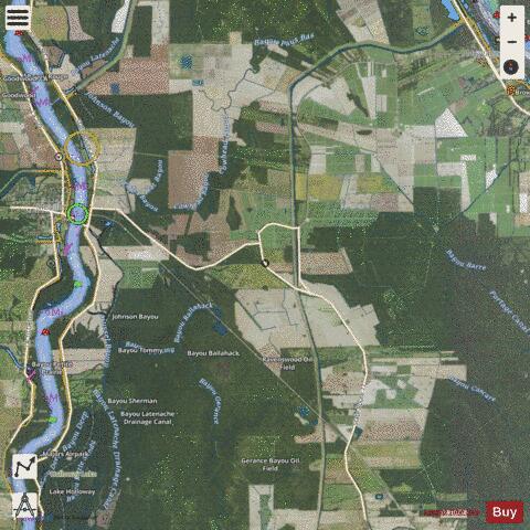 Lower Mississippi River section 11_502_840 depth contour Map - i-Boating App - Satellite