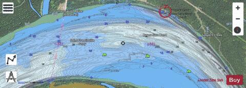 Lower Mississippi River section 11_504_839 depth contour Map - i-Boating App - Satellite