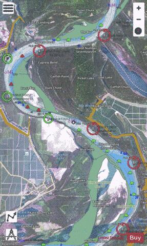 Lower Mississippi River section 11_505_820 depth contour Map - i-Boating App - Satellite