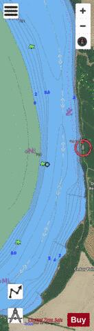 Lower Mississippi River section 11_512_808 depth contour Map - i-Boating App - Satellite