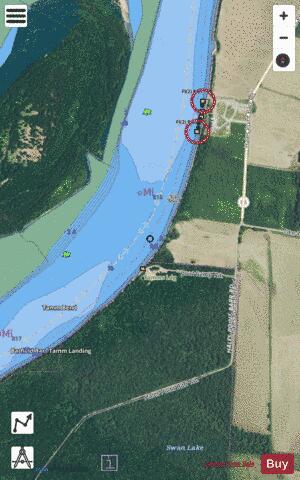 Lower Mississippi River section 11_514_805 depth contour Map - i-Boating App - Satellite