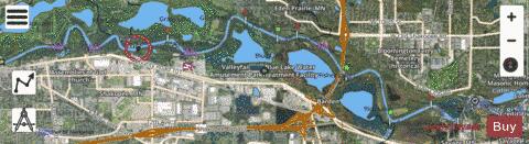 Upper Mississippi River section 11_492_738 depth contour Map - i-Boating App - Satellite