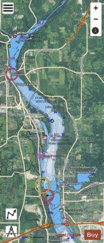 Upper Mississippi River section 11_496_736 depth contour Map - i-Boating App - Satellite