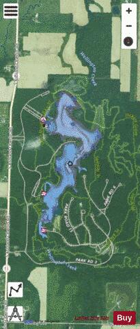 FINDLEY LAKE depth contour Map - i-Boating App - Satellite