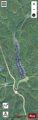 OHIO POWER COMPANY POND 9515-001 depth contour Map - i-Boating App - Satellite