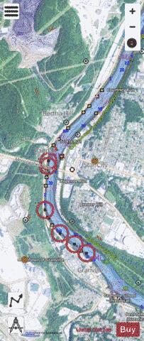 Monongahela River section 11_568_777 depth contour Map - i-Boating App - Satellite