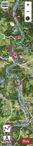 Monongahela River section 11_569_776 depth contour Map - i-Boating App - Satellite