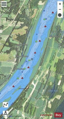 Ohio River section 11_517_796 depth contour Map - i-Boating App - Satellite