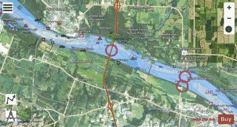 Ohio River section 11_519_796 depth contour Map - i-Boating App - Satellite