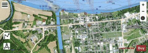 Ohio River section 11_539_785 depth contour Map - i-Boating App - Satellite
