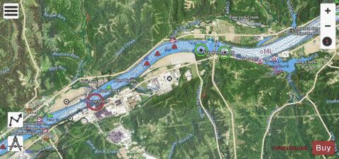 Ohio River section 11_540_784 depth contour Map - i-Boating App - Satellite