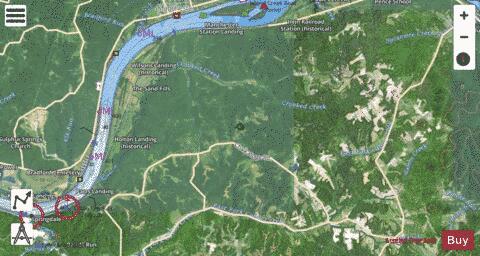 Ohio River section 11_548_785 depth contour Map - i-Boating App - Satellite