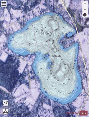 Caspian depth contour Map - i-Boating App - Satellite