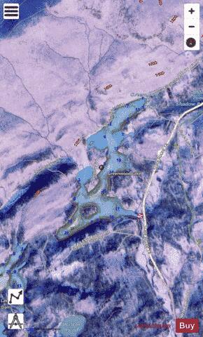 Greenwood Lake depth contour Map - i-Boating App - Satellite