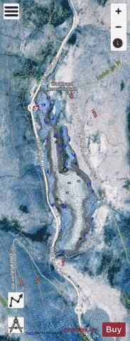 Woodward Reservoir depth contour Map - i-Boating App - Satellite