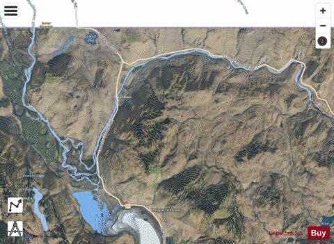 Similkameen River (Enloe Dam) depth contour Map - i-Boating App - Satellite