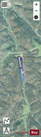 Fort Ashby Lake depth contour Map - i-Boating App - Satellite