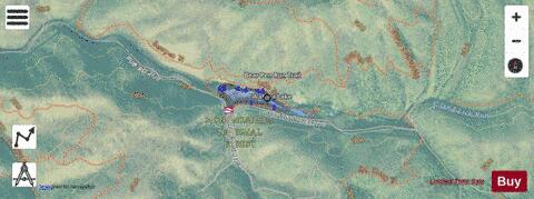 Watoga Lake depth contour Map - i-Boating App - Satellite