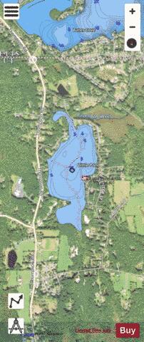 Little Pond depth contour Map - i-Boating App - Satellite