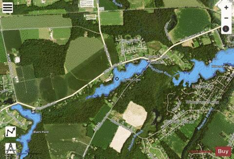 Griffith Lake depth contour Map - i-Boating App - Satellite