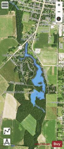 Horsey Pond depth contour Map - i-Boating App - Satellite