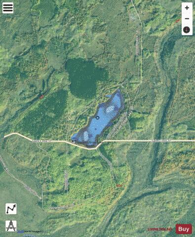 Little McGraw Lake depth contour Map - i-Boating App - Satellite