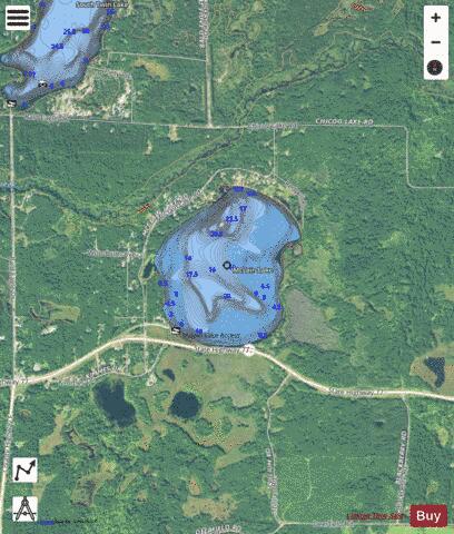 McLain Lake depth contour Map - i-Boating App - Satellite