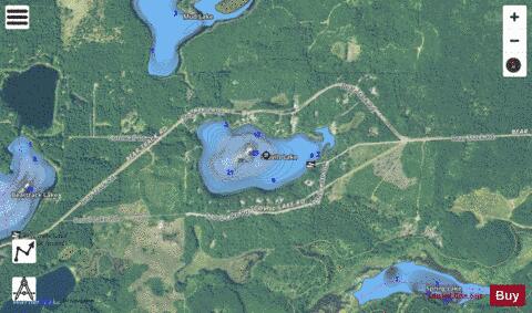 Scovils Lake depth contour Map - i-Boating App - Satellite