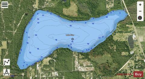 LAKE DIAS depth contour Map - i-Boating App - Satellite