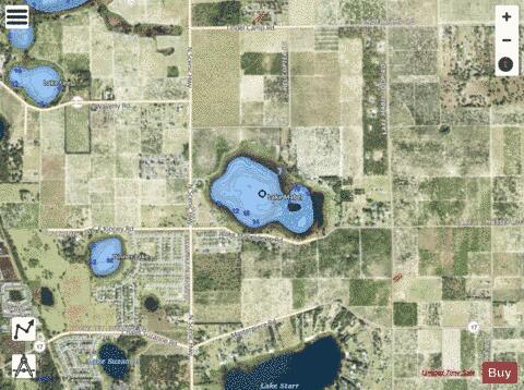 LAKE MABEL depth contour Map - i-Boating App - Satellite