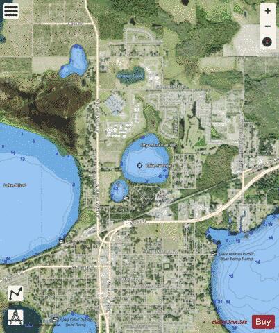 LAKE SWOOPE depth contour Map - i-Boating App - Satellite