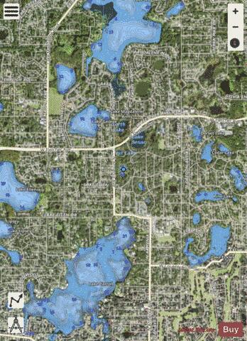 Lake Fleur De Lis depth contour Map - i-Boating App - Satellite