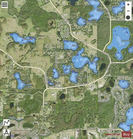 Thorpe, Lake depth contour Map - i-Boating App - Satellite