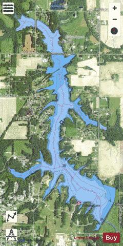 Lake Sullivan depth contour Map - i-Boating App - Satellite