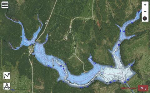 Boy Scout Lake depth contour Map - i-Boating App - Satellite