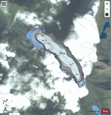 Red Lake depth contour Map - i-Boating App - Satellite