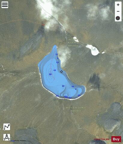 Landing Lake depth contour Map - i-Boating App - Satellite