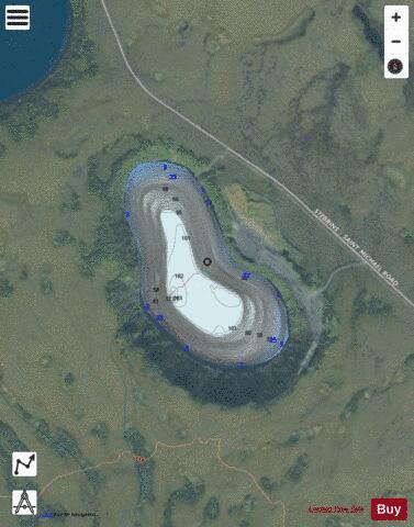 Red Cliff Lake depth contour Map - i-Boating App - Satellite