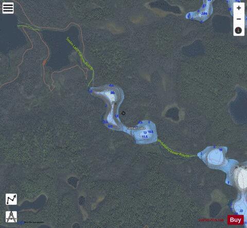 Contact Lake depth contour Map - i-Boating App - Satellite