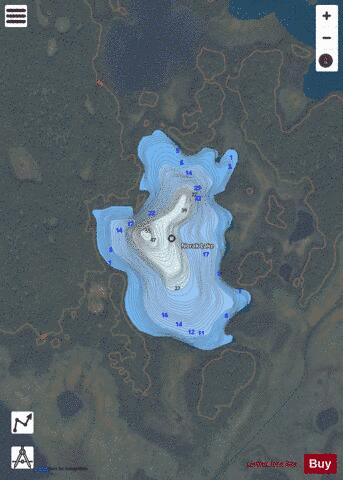 Norak Lake depth contour Map - i-Boating App - Satellite