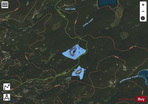 Big Stull Lake depth contour Map - i-Boating App - Satellite