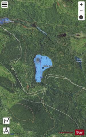 Butler Pond depth contour Map - i-Boating App - Satellite